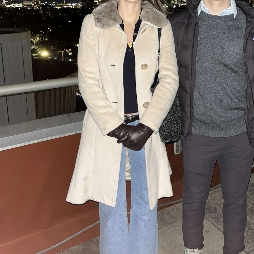 Rabbit Fur and Wool MaxMara Coat